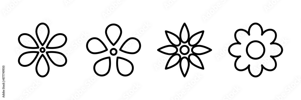 Flower icon vector isolated on white background. flower vector. flower symbols Flower icon vector isolated on white background. flower vector. flower symbols