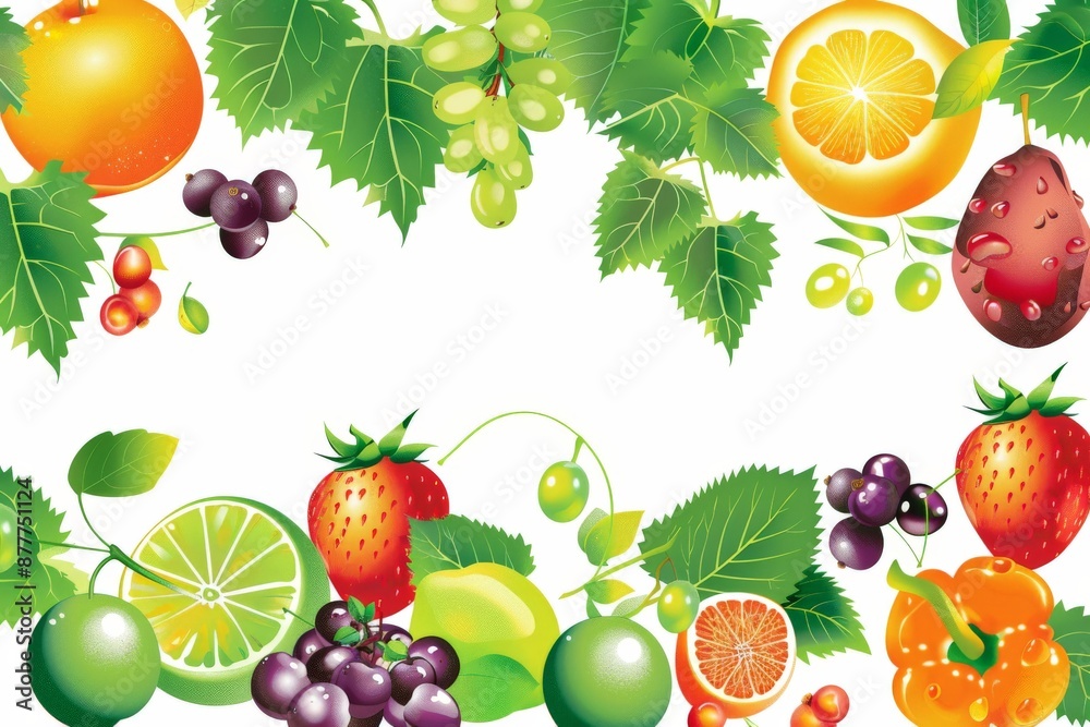 fruit and leaf illustrations fruit and leaf illustrations
