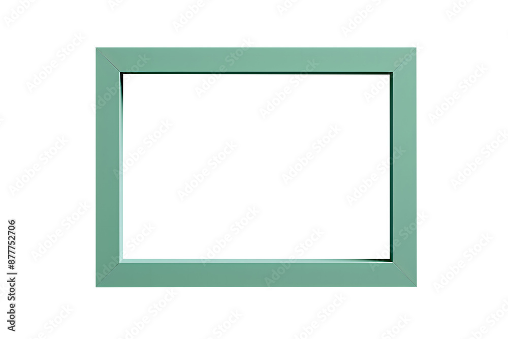 Green frame with transparent background Green frame with transparent background