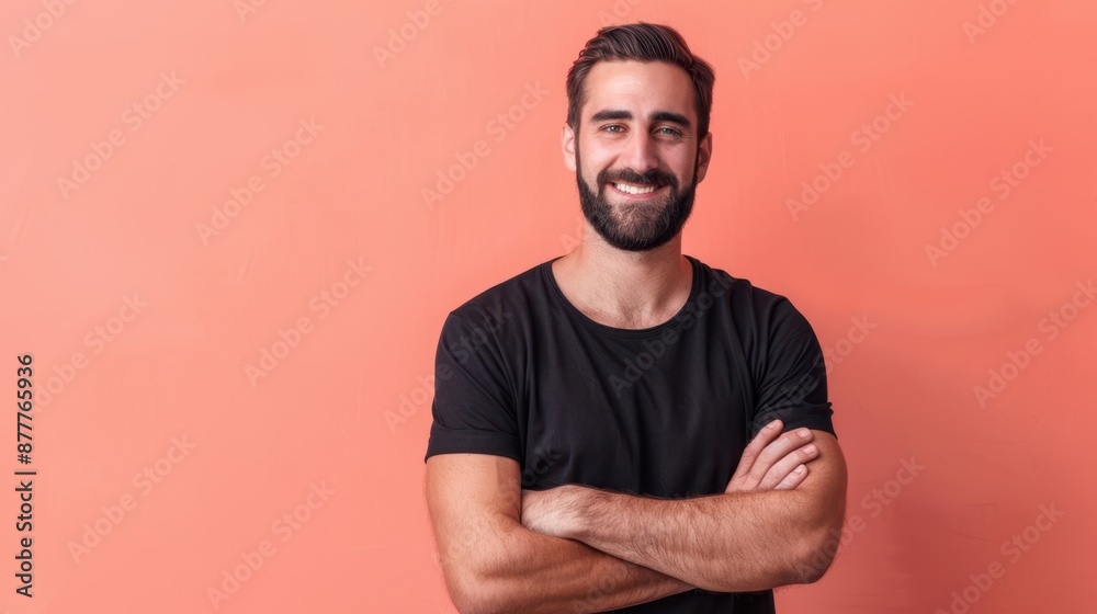 The smiling bearded man The smiling bearded man