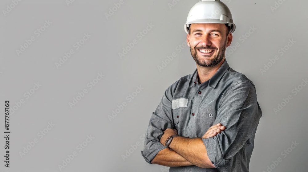 a construction worker in helmet a construction worker in helmet
