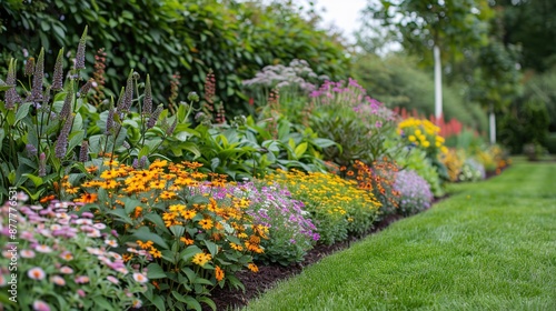 Beautiful Flower Garden with Vibrant Colors