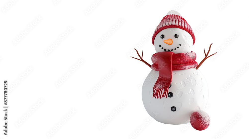 Snowman on a transparent background Snowman on a transparent background