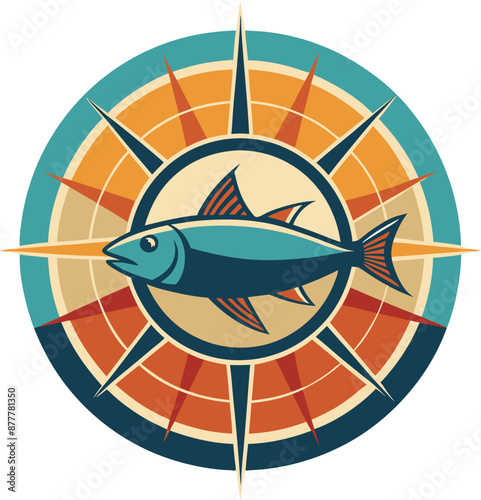 Fishing Vector Illustration. Fishing T-Shirt Design.