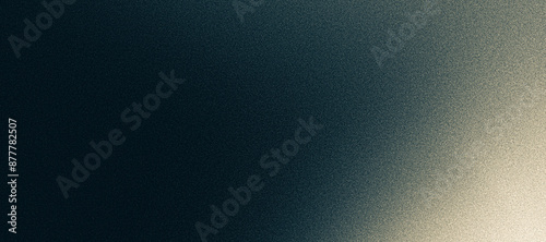 Canvastavla Grainy gradient background, duotone dark to light noise texture banner backdrop