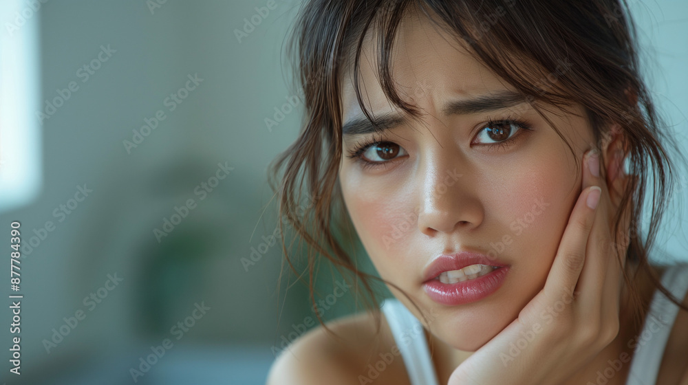 歯が痛い女性 歯が痛い女性