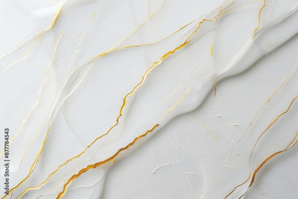 Fototapeta premium Luxurious White Marble with Gold Veins Background for Elegant and Opulent Designs