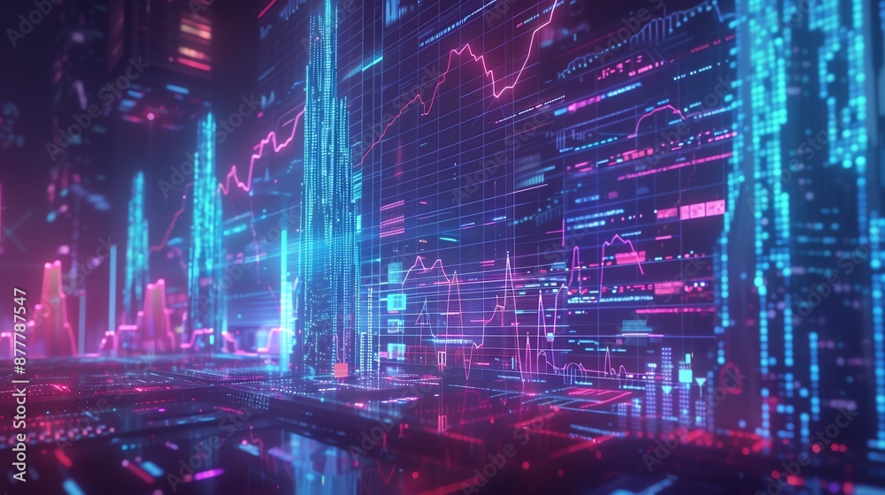 Fototapeta premium Machine Learning in Financial Fraud Detection: Enhancing Security and Stability