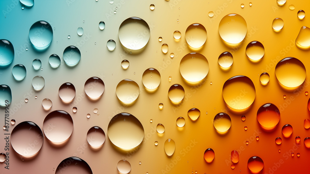 Colorful Drops of Ink, Water, Liquid on Yellow Background, Abstract Image, Texture, Pattern Background, Wallpaper, Cover and Screen of Mobile, Smartphone, Computer, Laptop, Format 9:16 and 16:9 Colorful Drops of Ink, Water, Liquid on Yellow Background, Abstract Image, Texture, Pattern Background, Wallpaper, Cover and Screen of Mobile, Smartphone, Computer, Laptop, Format 9:16 and 16:9