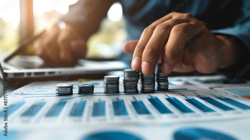 Obraz premium Bridging the Gap: Empowering Financial Success through High-Tech Education