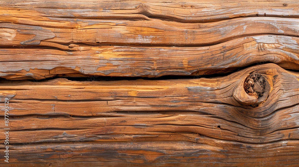 Naklejka premium Lumber with visible streaks, seamless base, Lumber Streaks Base, Organic Design