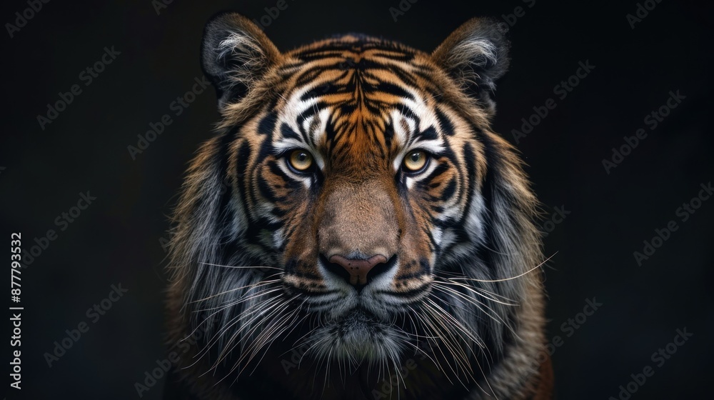 Fototapeta premium Close-up Portrait of a Majestic Tiger