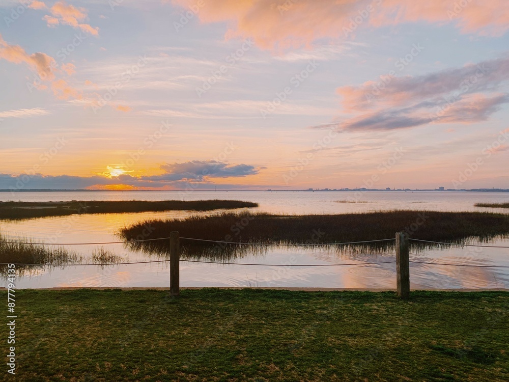 Obraz premium Marsh Sunset