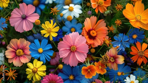 A Vibrant Bouquet of Wildflowers © Witri