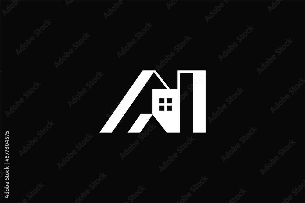 house symbol on black,  Architecture logo design, abstract construction company residential contractor home construction logo, construction worker logo, Architect and Construction vector