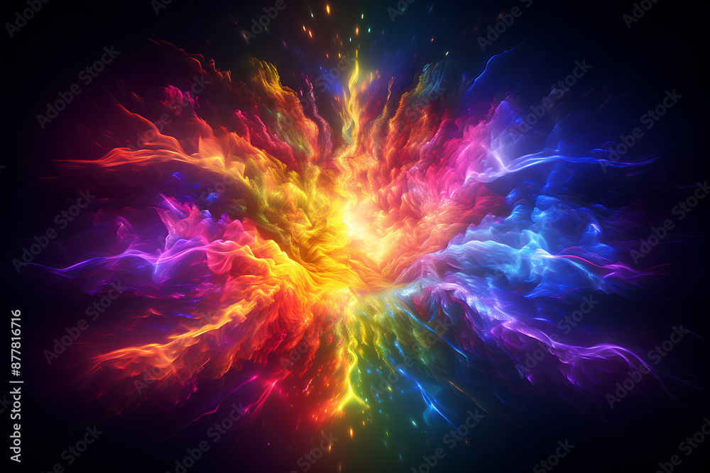 beautiful rainbow color lightning beautiful rainbow color lightning