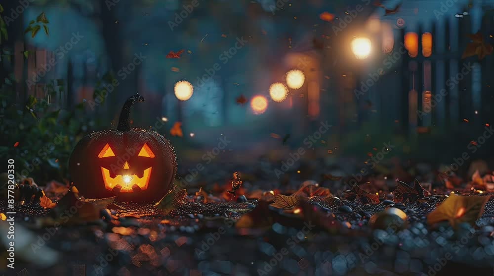 halloween pumpkin in the night halloween pumpkin in the night