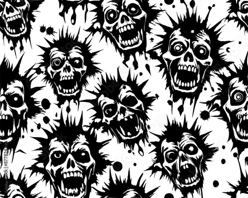 horor seamless pattern v2