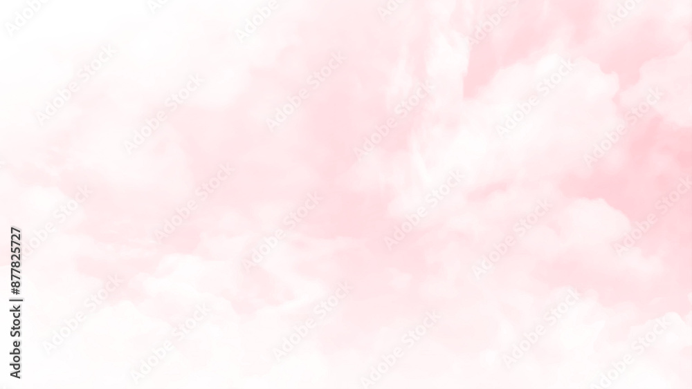 Nice white cloud on pink sky. Vector. Nice white cloud on pink sky. Vector.