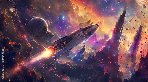 Wallpaper Mural planet in space Torontodigital.ca