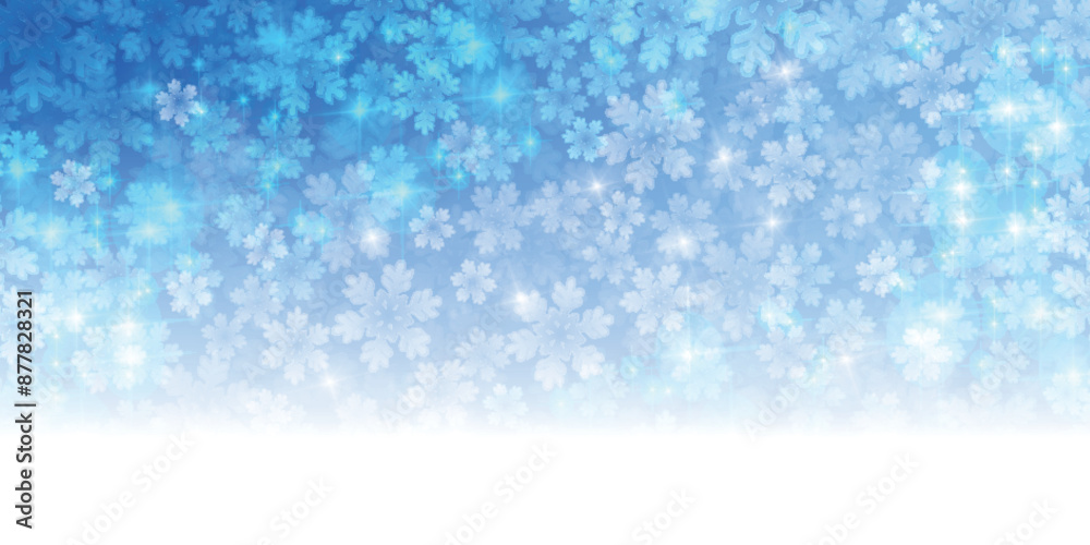 雪　クリスマス　冬　光　背景