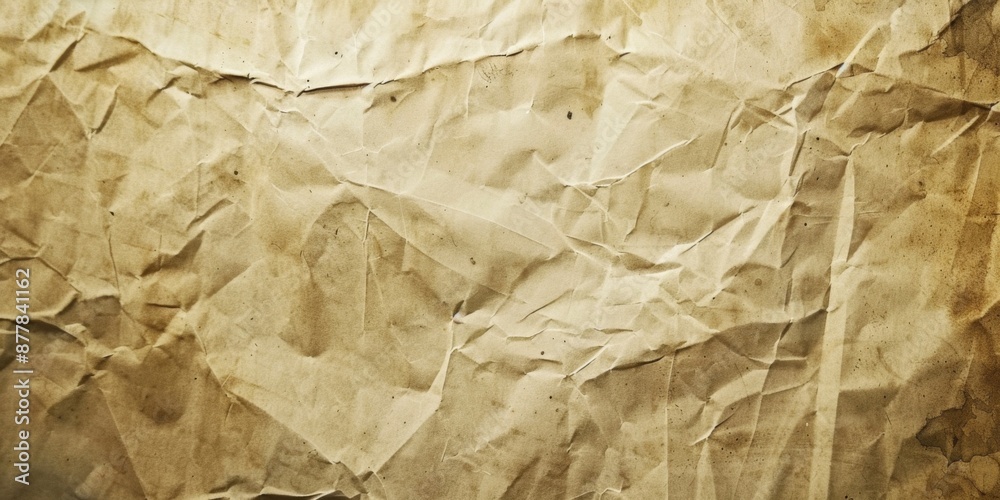 Obraz premium Timeworn Elegance: The Textured Beauty of an Aged, Faded Paper Background with a Vintage Aesthetic Appeal