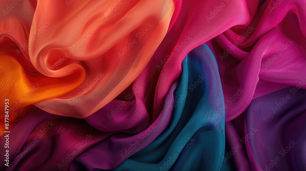 Background featuring folded fabric Background featuring folded fabric