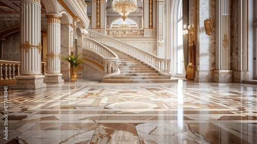 Marble is used in classical architecture for its grandeur, elegance, durability, and timeless beauty.