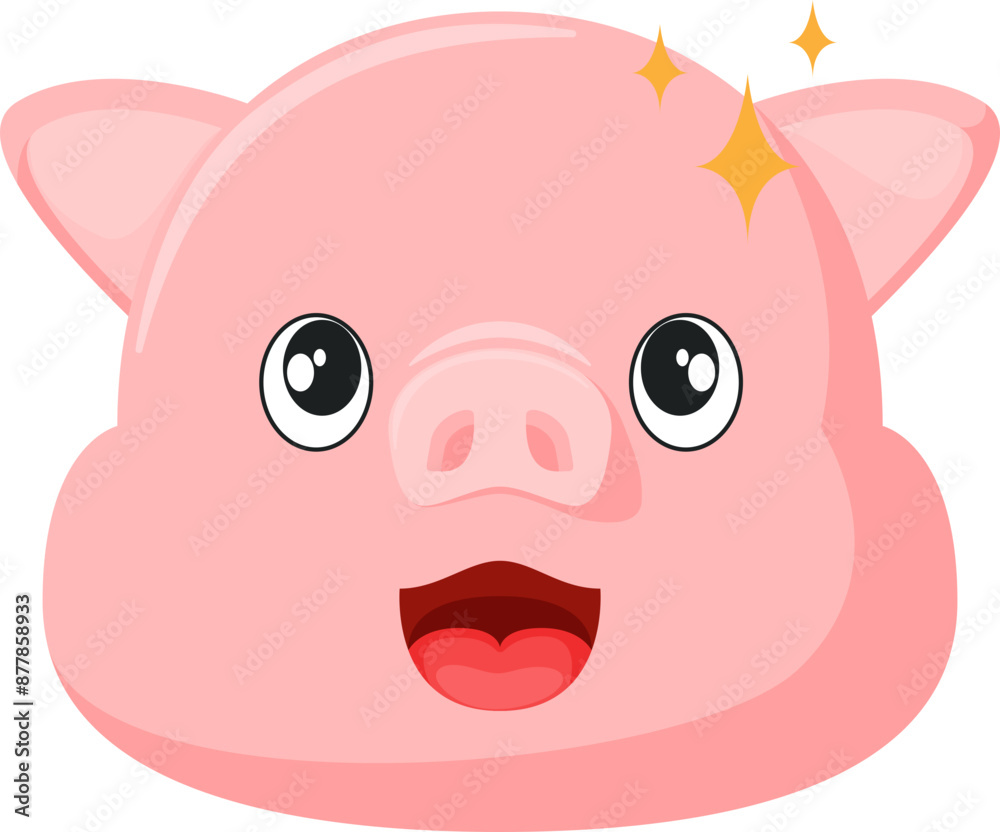 Obraz premium Cute Pig 