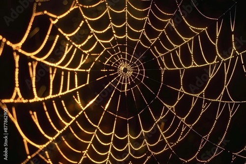 Spider Web Patterns: Showcase the intricate patterns woven by spiders in their webs.