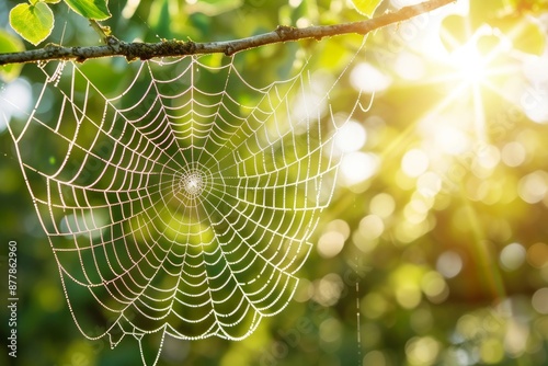 Spider Web Patterns: Showcase the intricate patterns woven by spiders in their webs.
