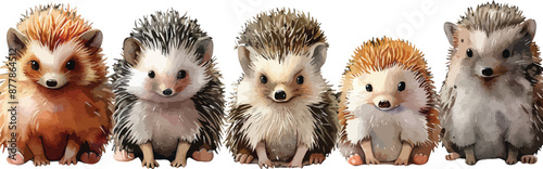 Beautiful Cute Baby Hedgehog Atelerix albiventris photo