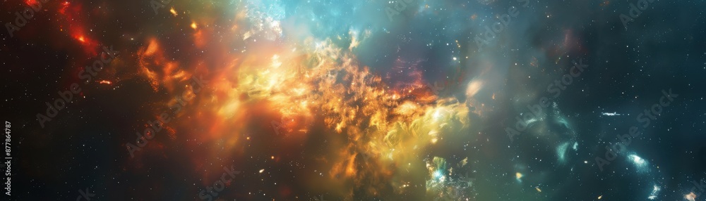 Cosmic Kaleidoscope - Colorful Abstract Space Nebulae Art Creating Cosmic Wonder Cosmic Kaleidoscope - Colorful Abstract Space Nebulae Art Creating Cosmic Wonder