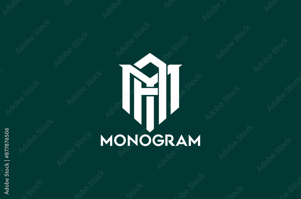 Creative , luxury, monogram, M A Latter logo design Creative , luxury, monogram, M A Latter logo design