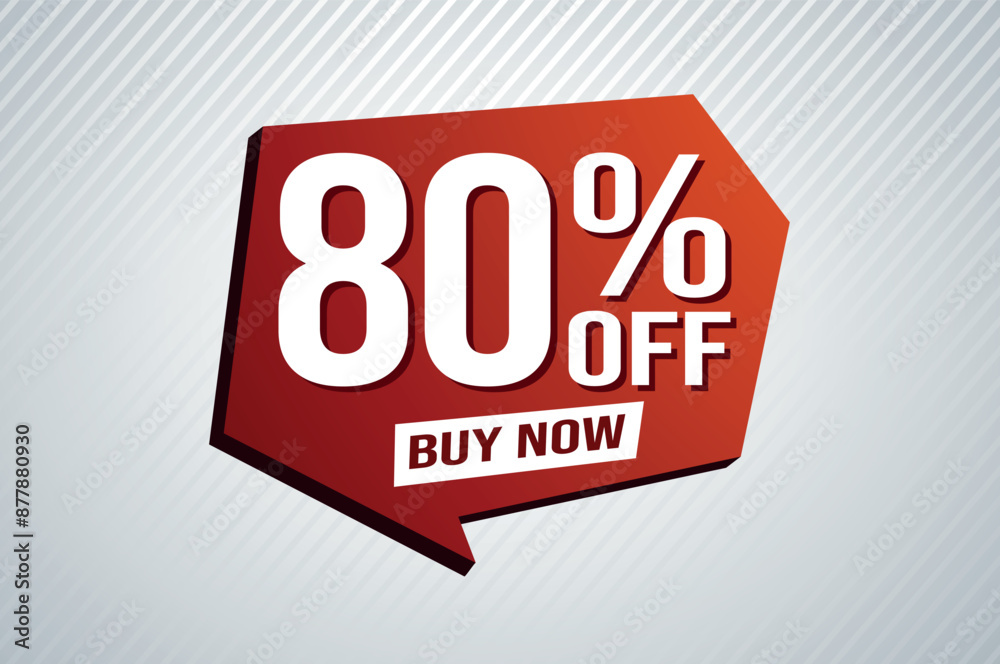 80% eighty percent off buy now poster banner graphic design icon logo sign symbol social media website coupon
80% eighty percent off buy now poster banner graphic design icon logo sign symbol social media website coupon