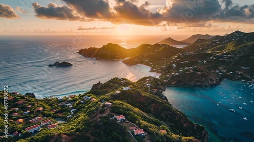Île Fourchue, located in the French West Indies in the Caribbean, specifically in Saint Barthélemy (St. Barts), is known for its picturesque landscapes