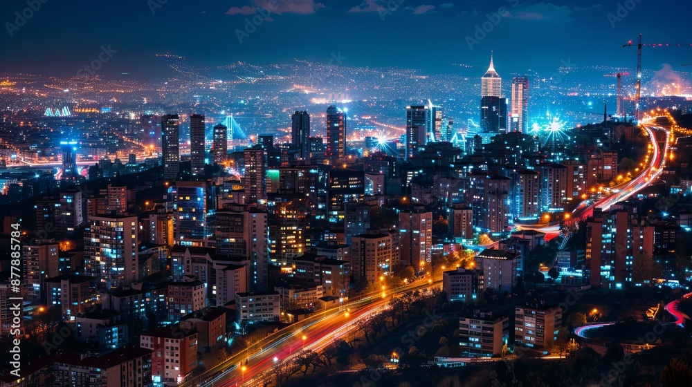 Visual and night views of the city of Ankara. Visual and night views of the city of Ankara.