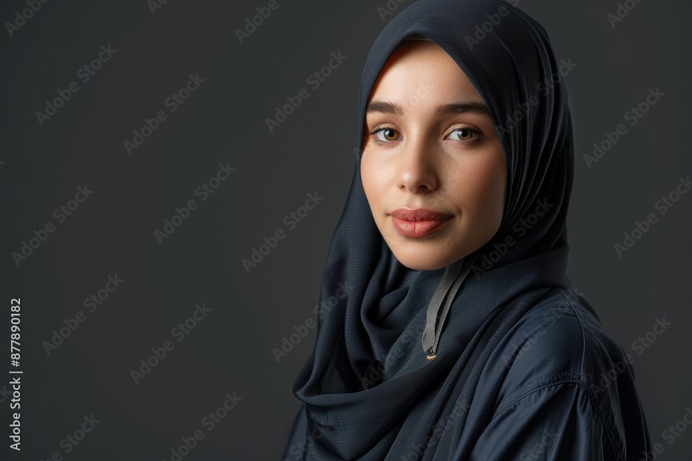 Portrait of a Young Woman in a Hijab Portrait of a Young Woman in a Hijab