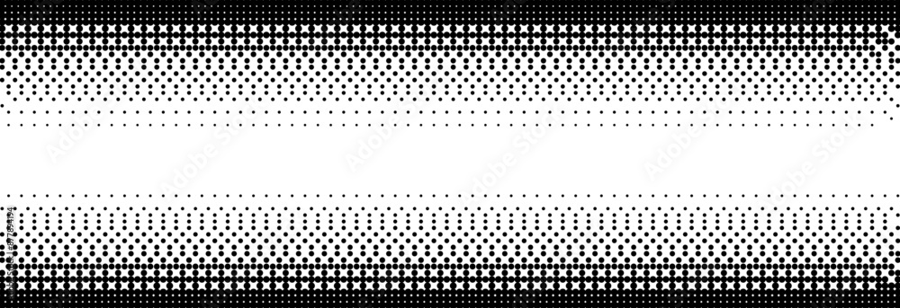 Pixelated bitmap gradient texture. Black and white dither pattern ...