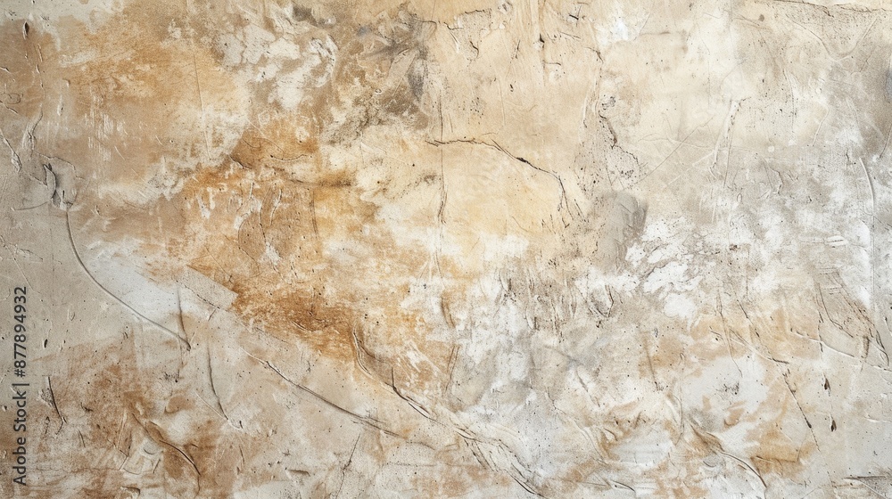 Obraz premium Beige Cement Wall Texture Surface