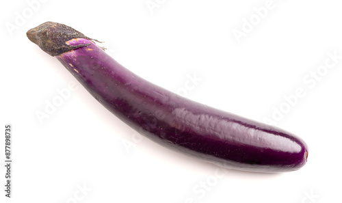 Wallpaper Mural Long Thin Purple Chinese Eggplants Isolated on a White Background Torontodigital.ca