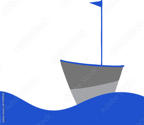 sea vacation svg illustration