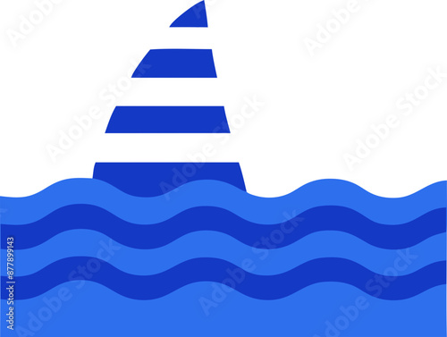 sea vacation svg illustration