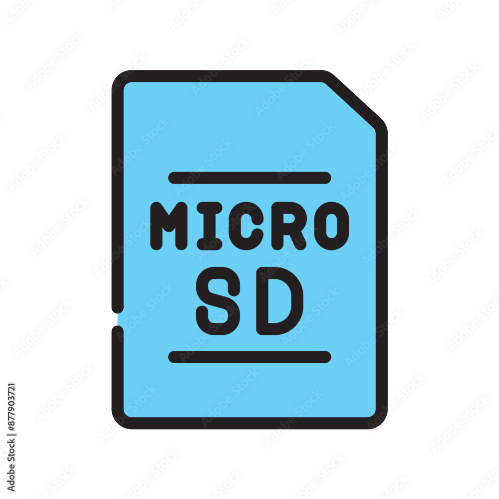 マイクロSDのアイコン マイクロSDのアイコン