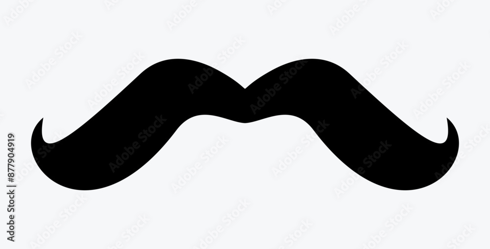 Moustache icon set. Collection of lush stylish hipster mustaches. Moustache icon set. Collection of lush stylish hipster mustaches.