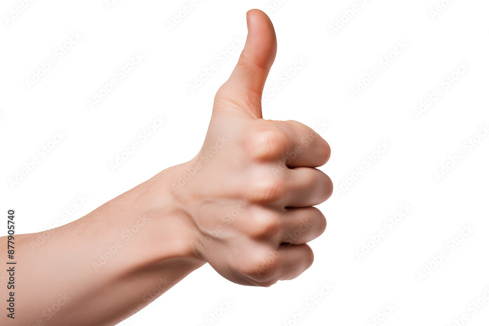 Hand showing thumbs up gesture in PNG style with transparent background, ideal for positive feedback, approval, and success concepts in design projects Hand showing thumbs up gesture in PNG style with transparent background, ideal for positive feedback, approval, and success concepts in design projects