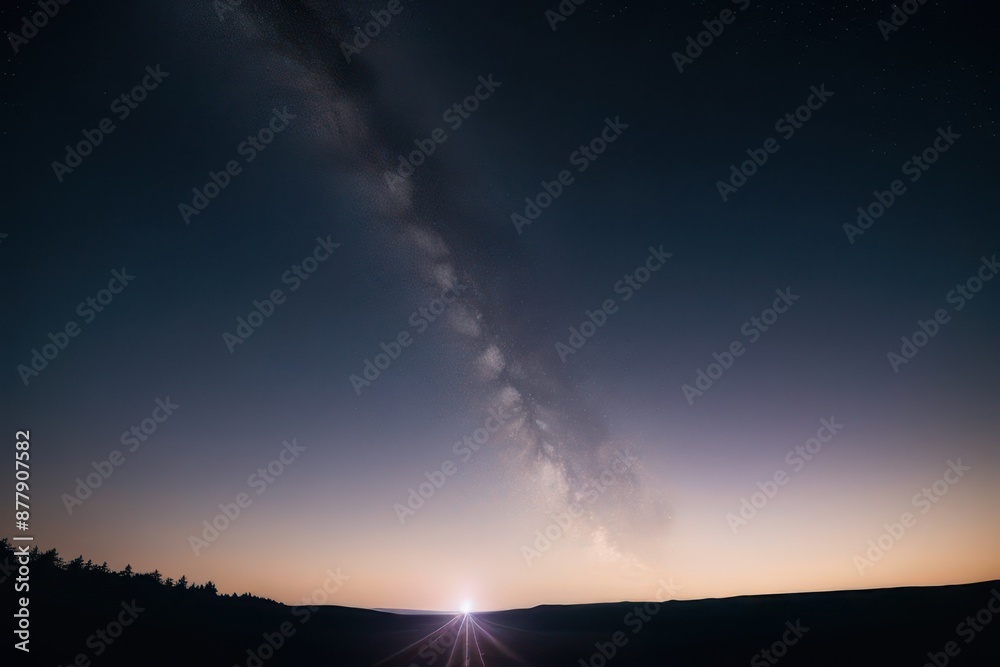night sky with moon and stars
night sky with moon and stars