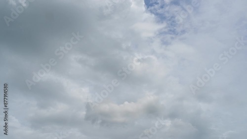 Timelapse of the dramatic dark storm sky and cloud with 4k resolution. The world climate change concept.	