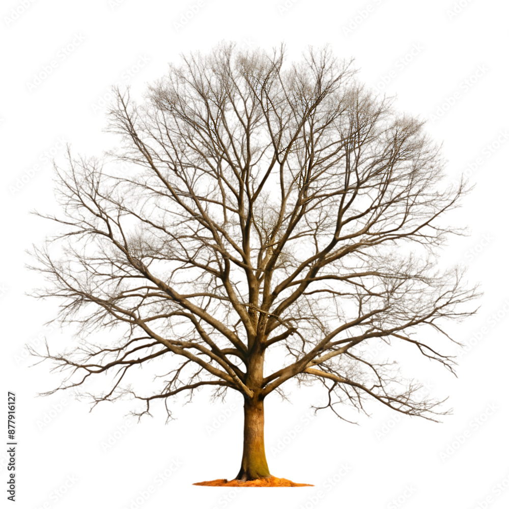 Obraz premium bare tree on transparent background