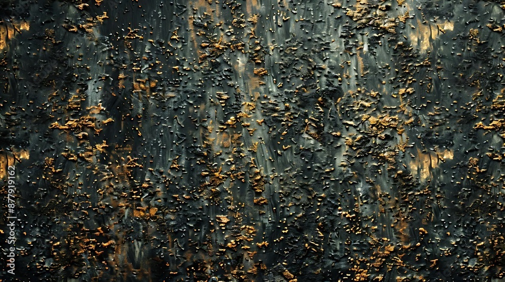Abstract Background with Black and Gold Texture Abstract Background with Black and Gold Texture